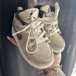 Kids Tan Sneakers